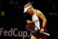 Semifinále Fed Cupu 2018, Německo - Česko: Angelique Kerberová