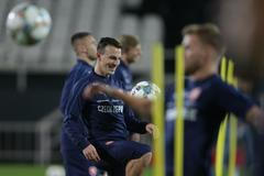 Trénink fotbalové reprezentace