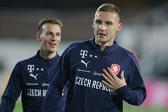 Trénink fotbalové reprezentace