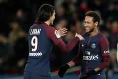 PSG - Nantes: Cavani a Neymar