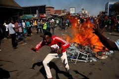 Fotogalerie / Protesty  v Zimbabwe / Reuters / 1