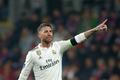 Sergio Ramos v zápase LM Plzeň - Real Madrid