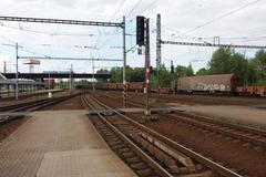 České dráhy, nákladní vlak, železnice, koleje