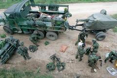 Jižní Korea - vojenské cvičení