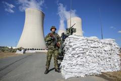 Safeguard - společné cvičení Armády ČR a policie při ochraně jaderné elektrárny Dukovany