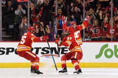 Radost hokejistů Calgary