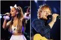 Ariana Grandeová a Ed Sheeran
