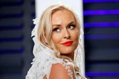 Lindsey Vonnová na předávání Oscarů za rok 2018