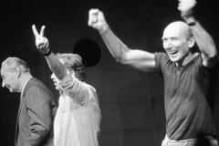 Václav Havel - Alexander Dubček Jiří Černý - sametová revoluce, listopad 1989