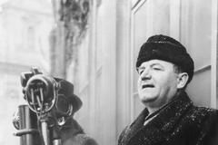 Klement Gottwald v únoru 1948, Staroměstské nám