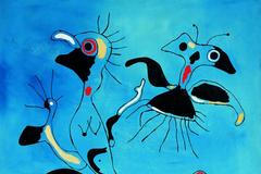 Joan Miró: Ptáci a hmyz, 1938