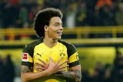 Axel Witsel slaví gól Dortmundu