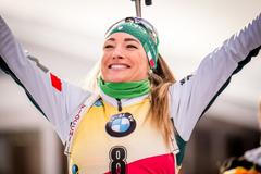 Dorothea Wiererová na Světovém poháru v Anterselvě