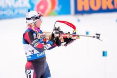 Biatlon, vytrvalostní závod Světového poháru v kanadském Canmore