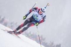 SP v biatlonu 2018/19, Oberhof, štafeta mužů: Michal Krčmář