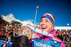 Markéta Davidová, první místo Anterselva 2019