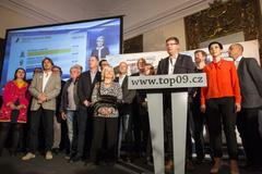 Volební štáb TOP 09 / Komunální volby 2018 / Economia / Milan Bureš / Praha / Dap / 6. 10. 2018 / 2