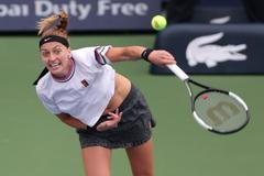 Petra Kvitová ve čtvrtfinále turnaje v Dubaji 2019