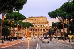 Řím, doprava, ilustrace