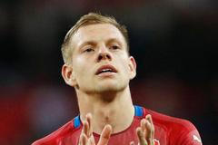 Matěj Vydra po zápase kvalifikace ME 2020 Anglie - Česko.