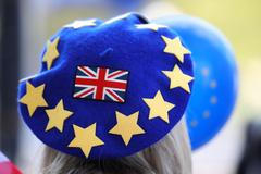 Demonstrace proti brexitu v Londýně 2018