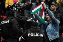 fotbal, kvalifikace ME 2020, Slovensko - Maďarsko, fanoušci