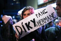 Demonstrace proti demolici budovy Transgasu, 20. 2. 2019