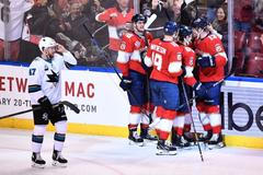 NHL: San Jose Sharks at Florida Panthers