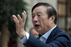 Zakladatel čínské společnosti Huawei Žen Čeng-fej.