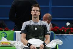 Tomáš Berdych na turnaji v Dauhá 2019