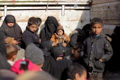 Bitva o Baghúz v Sýrii - civilisté