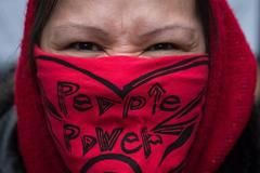 Foto / Indiáni / Kanada / Protest / Plynovod / Britská Kolumbie / Profimedia / Jednorázové užití