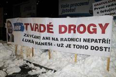 Kladno sníh hromada Hanes Volf