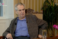 Miloš Zeman v pořadu Týden s prezidentem.