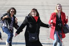 Taneční happening proti násilí na ženách - One Billion Rising - Praha, 14. 2. 2019