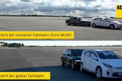 Test brzdového asistenta