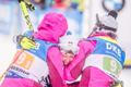 SP v biatlonu 2018/19, Oberhof, štafeta žen: Radost Evy Puskarčíkové v cíli
