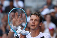 tenis, Australian Open 2019, Tomáš Berdych v utkání 1. kola proti Kylu Edmundovi
