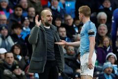 Pep Guardiola a Kevin De Bruyne