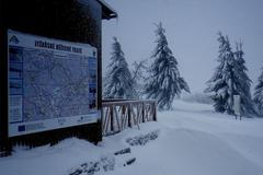 Boží Dar - sněhová kalamita