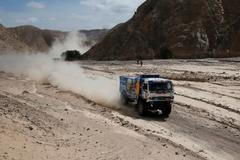 Rus Karginov přejel na Rallye Dakar 2019 diváka a ujel