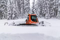 Zasněžená Šumava pohledem z rolby