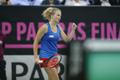 Kateřina Siniaková slaví vítěství ve Fed Cupu 2018