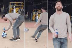 fotbal, Lionel Messi při natáčení reklamy