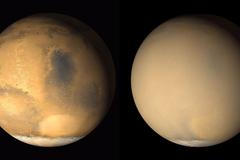 Mars - písečná bouře