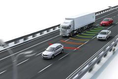 Asistenční systémy Škoda Superb - Adaptivní tempomat