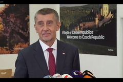 Premiér Babiš před odletem do USA, kde se sejde s Trumpem