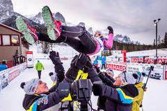 Tým ji vynášel do nebes. Tak si Davidová v mrazivém Canmore dojela pro stříbro