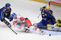 Radim Zohorna v utkání se Švédskem na Švédských hrách 2019