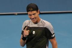 Tomáš Berdych na turnaji v Dauhá 2019